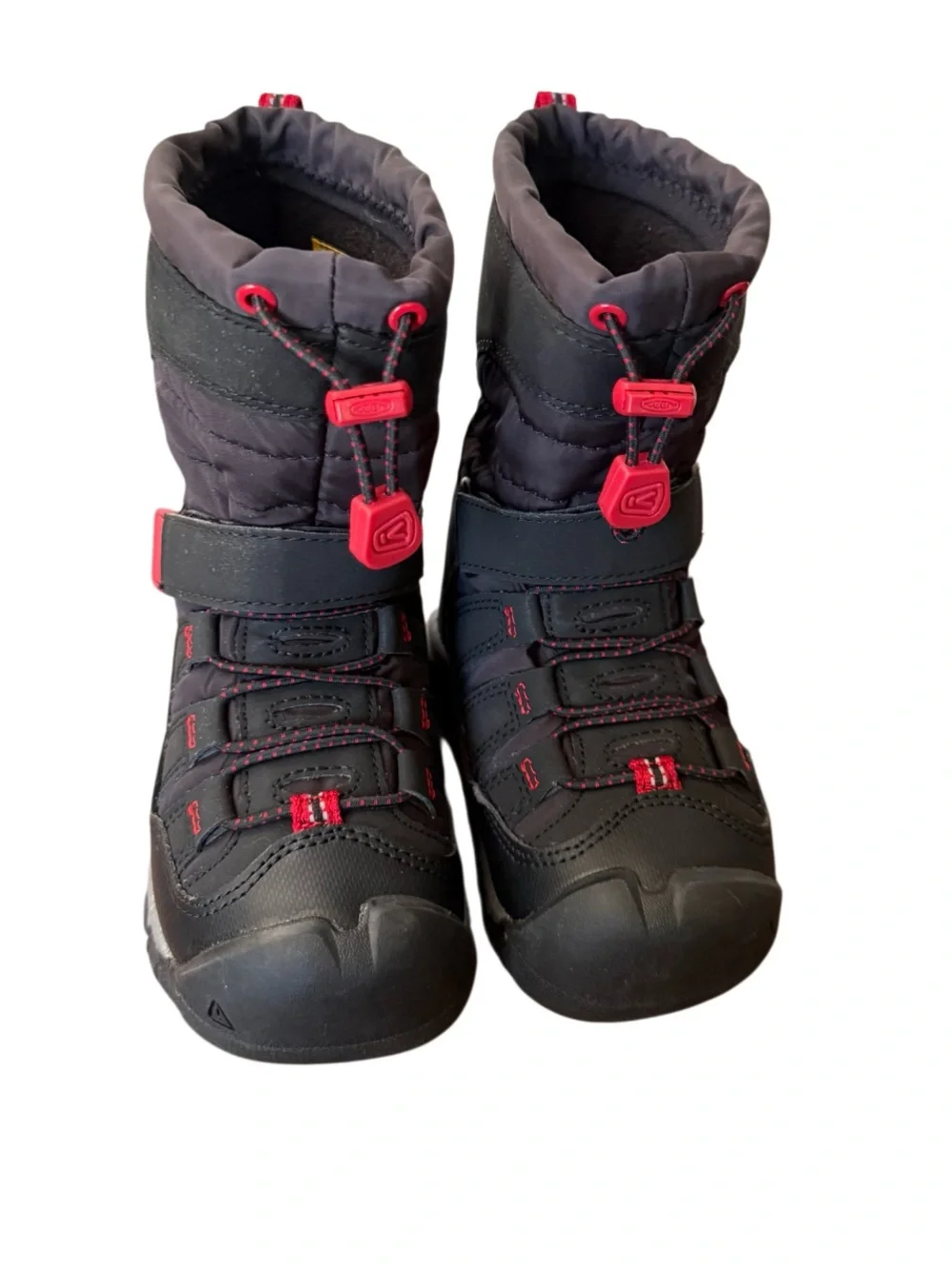 Keen Winterport Neo DT WP Black Boots with Red Accents-Size 8 NWOT